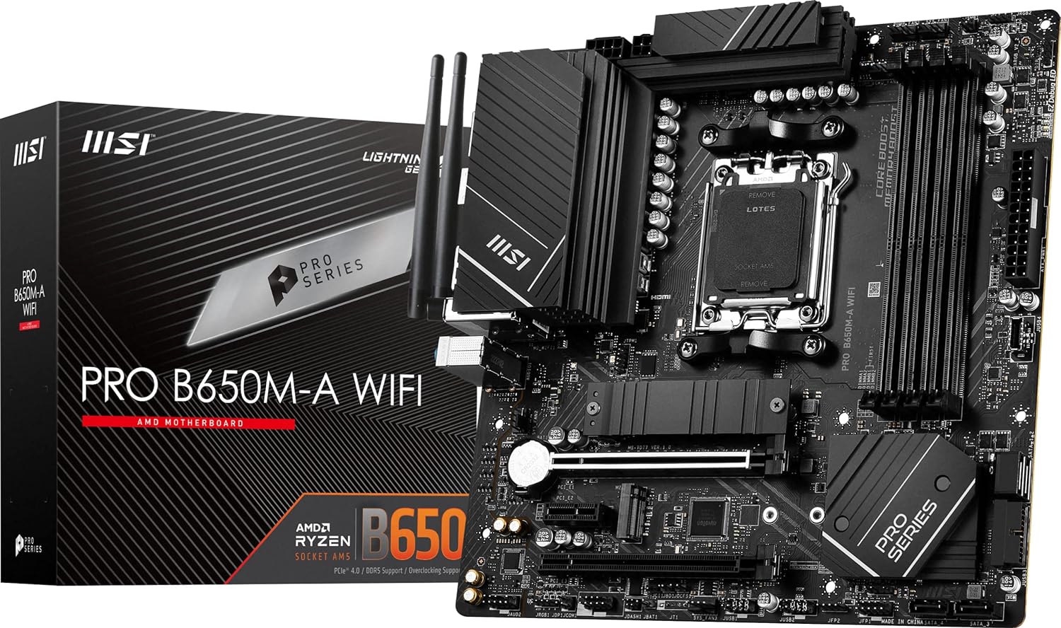 MSI Motherboard Pro B650M-A WIFI DDR5 MSI Motherboard Pro B650M-A WIFI DDR5